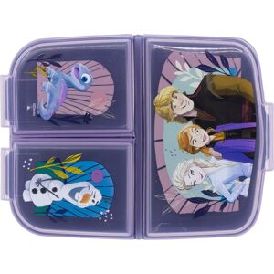 Licens Frost madkasse - Madkasse med 3 rum til børn - Disney Frozen