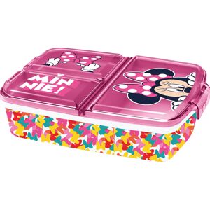 Licens Disney madkasse - Madkasse med 3 rum til børn - Disney Minnie Mouse