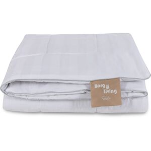 Borg Living Silkedyne med 100% Mulberry silkefyld - 140x200 cm - Temperaturregulerende helårsdyne fra