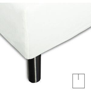 Nordstrand Home Splitlagen - U-split - 160x200 cm - Hvid - 100% Bomuld jersey lagen - Stræklagen til elevationsseng