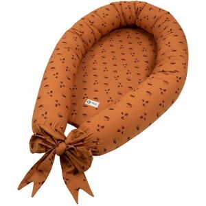Müsli Babynest -  - By green cotton - 75x40 cm - Acorn - Print af agern