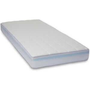Nature By Borg Natur latex madras 180x200 - Højde 18 cm - 5 zoner - Luksus skummadras medium/fast - Vendbar - Madras med kølig naturlatex top -