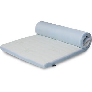 By Borg Topmadras 7 zoner 90x200 cm - Højde på 7 cm - Antibakterielt betræk med aloe vera - Memoryskum top madras til enkelt seng  -