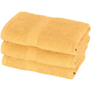 Egeria Håndklæde - gul - 50x100 cm - Diamant - 100% Bomuld - Bløde håndklæder fra