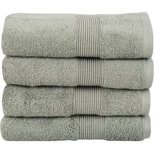 By Borg Økologisk håndklæde - 50x100 cm - 100% GOTS-certificeret bomuld - Grønt håndklæde fra Premium