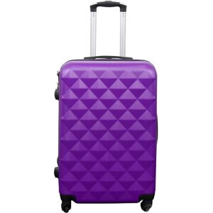 Borg Living Kuffert tilbud - Hardcase - Str. Medium - Diamant Lilla - Smart rejsekuffert