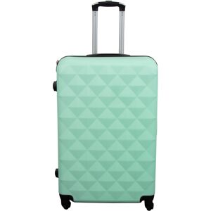 Borg Living Stor kuffert - Diamant turkis - Hardcase kuffert - Smart rejsekuffert