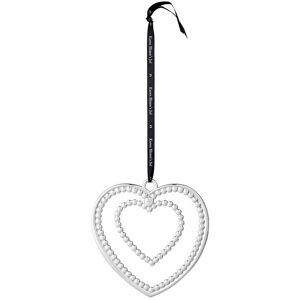 Rosendahl Karen Blixens Jul Kuglehjerte H: 12 cm - Forsølvet OUTLET