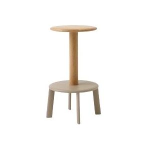 &Tradition Massif AV39 Counter Stool H: 65 cm - Oak/Grey Beige