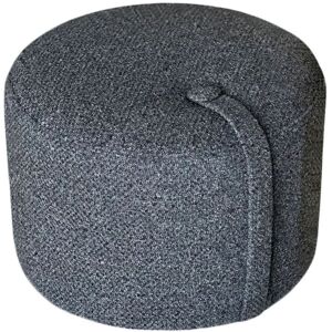 We Do Wood Designbite Pouf Heigh H: 33 cm - Polyester/Denim