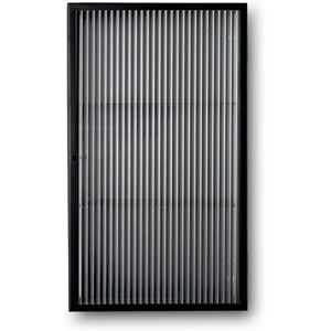 Ferm Living Haze Wall Cabinet 60x35cm - Reeded Glass/Black