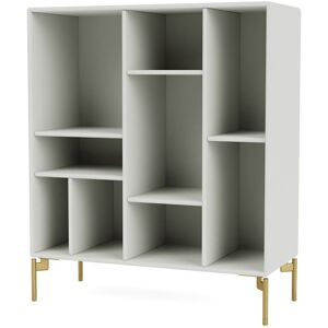 Montana QS Selection Compile Reol med ben 69,6x69,6x30 cm - 09 Nordic / Brass