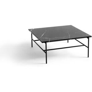 HAY Rebar Coffee Table L: 80 x B: 84 x H: 33 cm - Black Marble