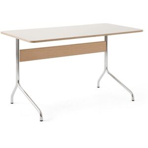 &Tradition Pavilion Desk AV16 Skrivebord B: 130 cm - Linoleum Mushroom 4176 / Lacquered Oak