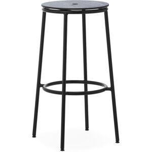 Normann Copenhagen Circa Barstol H: 75 cm - Sort Eg