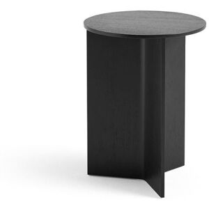 HAY Slit Table Wood High H: 47 cm - Black