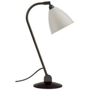 GUBI Bestlite BL2 bordlampe Ø: 16 cm - Black Brass Base/White Semi Matt Shade