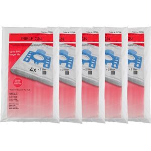 5 PAKKER MIELE GN S400 til S499 , S600 til S699 , S800 til S899 og S5000 til S5999 støvsugerposer