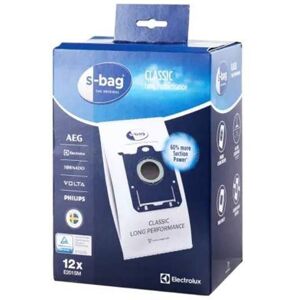 12 stk. UltraOne Z8820, Z8820P og Z8870, Ultrasilencer S-Bag Electrolux støvsugerposer -