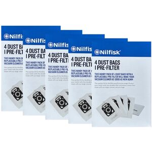 5 PAKKER NILFISK ELITE Støvsugerposer - Original - Tilbud