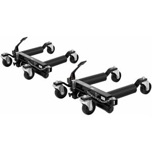 MSW Hjul-dolly hydraulisk - 680 kg / stk. - 380 til 660 mm - 2 stk. MSW-HRH-680