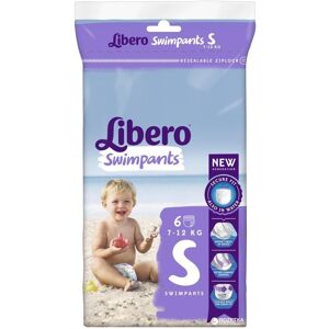 Libero Swimpants, Waterproof Diapers 6 un. S (7-12 kg)