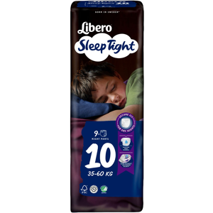 Libero Sleep Tight Diapers 9 un. Size 10 (35-60 Kg)