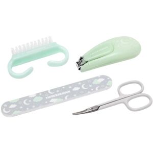 Tweezerman Baby Manicure Kit with Scissors, Nail Clipper, File and Brush 1 un.