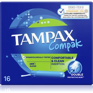 Tampax Compak Super tamponer med applikator 16 stk.