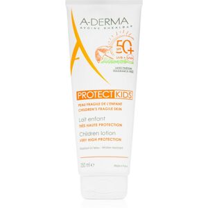 A-Derma Protect Kids Children Lotion Beskyttende solcreme lotion til børn SPF 50+ 250 ml