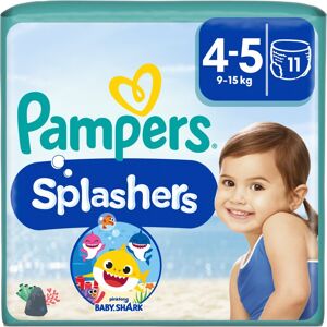 Pampers Splashers 4-5 svømmebleer til engangsbrug 9-15 kg 11 stk.