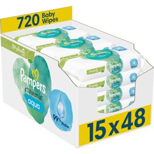 Pampers Harmonie Aqua Vådservietter til børn 15x48 stk.