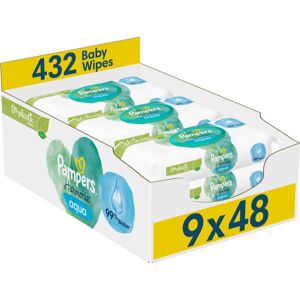 Pampers Harmonie Aqua Vådservietter til børn 9x48 stk.