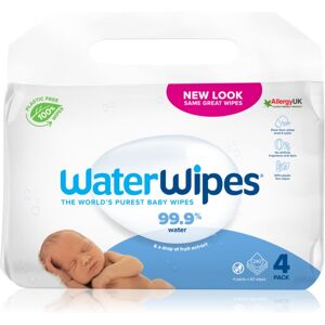 WaterWipes Baby Wipes 4 Pack Milde vådservietter til babyer 4x60 stk.