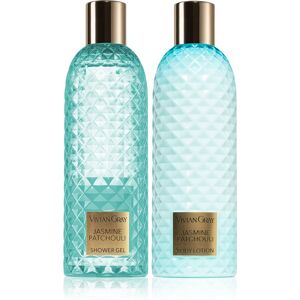 Vivian Gray Gemstone Jasmine & Patchouli Gavesæt for blød og glat hud
