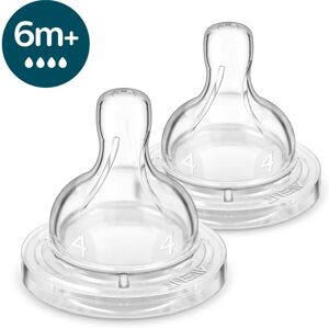 Philips Avent Anti-colic SCY764/02 suttehoved anti-kolik 6 m+ Fast Flow 2 stk.
