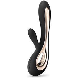 Lelo Soraya 2 vibrator med klitorisstimulator Black 22 cm