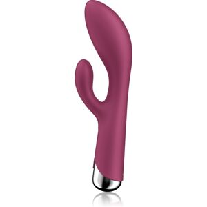 Satisfyer Spinning Rabbit 1 Rotating Shaft vibrator med klitorisstimulator roterende Red 20 cm