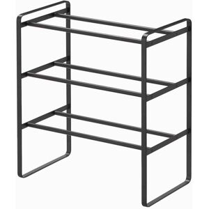 Yamazaki Skoreol med udtræk (2 farver) - Sort - 41-70cm x 25cm x 46cm - Thora