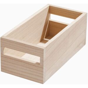iDesign Letvægtskasse af kejsertræ (6 størrelser) - Natur - 12,5cm x 25,5cm x 10,5cm - Ellen