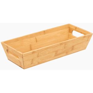 Five Bambuskurv til opbevaring (3 størrelser) - Natur - 14,2cm x 32,8cm x 7,2cm - Adeline