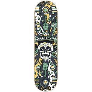 Hydroponic Mexican Skull 2.0 Skateboard Deck (Black)