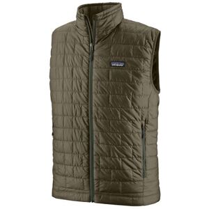 Patagonia Mens Nano Puff Vest, Basin Green / Tent Green M