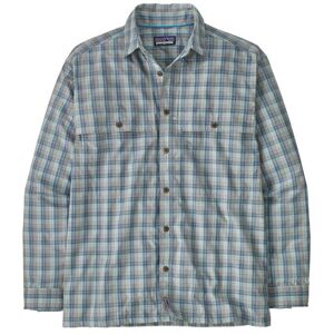 Patagonia Mens L/S Island Hopper Shirt, Dipper / Utility Blue M
