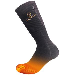 Happyhot Heated Merino Sock Premium 2.0, Black 47 / 48