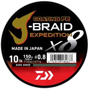 Daiwa J-Braid Expedition, Dark Green 0,16 mm 0,13 mm