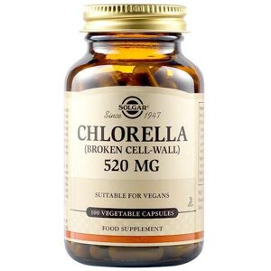 Solgar Chlorella, 520 mg - 100 kasviskapselia
