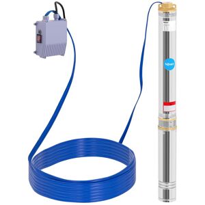 hillvert Porakaivopumppu - 95 mm / 3.75'' - 6000 l/h - 1100 W - 20 m kaapeli / 102 m nostokorkeus - Ruostumatonta terästä HT-ROBSON-SP1100-101