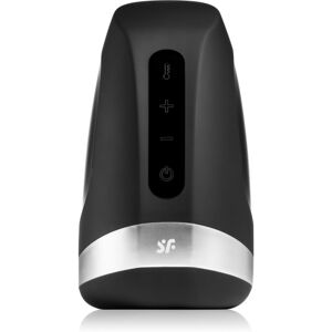 Satisfyer Men Heat vibration miesten masturbaattori värisevä Black 14 cm