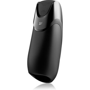 Satisfyer Men Connect App miesten masturbaattori värisevä Black 14.5 cm
